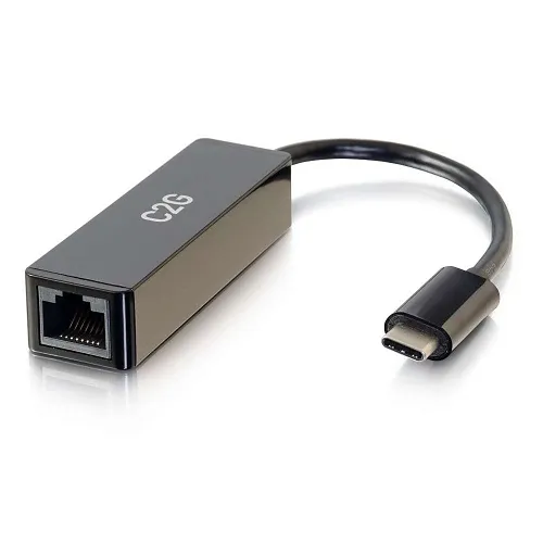 C2G CG29826 USB-C to Ethernet Network Adapter Converter