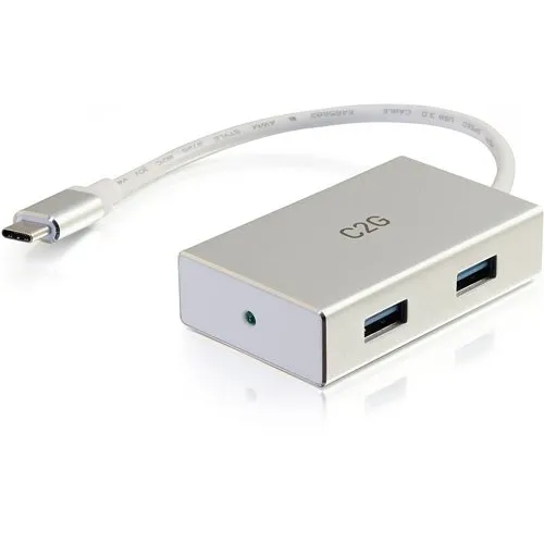 C2G CG29827 USB-C Hub with USB-A Ports