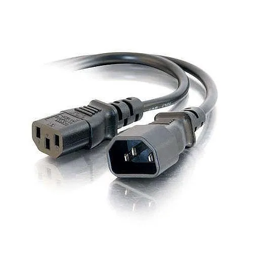 C2G CG29967 6' (1.8m) 16 AWG 250 Volt Computer Power Extension Cord (IEC320C14 to IEC320C13) (TAA Compliant)