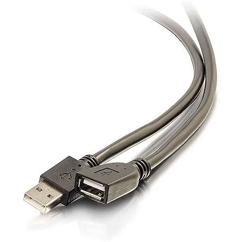 C2G CG39936 USB-A Male to Female Active Extension Cable, Plenum CMP-Rated, 75' (22.8m)