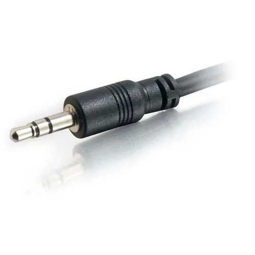 C2G CG40106 3.5mm Stereo Audio Cable With Low Profile Connectors M/M, In-Wall CMG-Rated, 15' (4.6m)