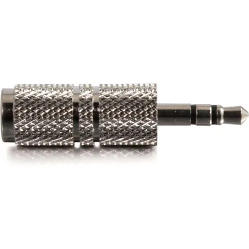 C2G 40634 3.5mm Stereo Male to 3.5mm Mono Female Adapter (TAA Compliant)