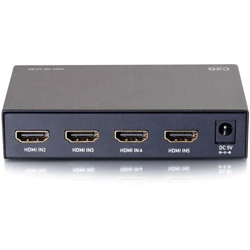 C2G CG41397 5-Port HDMI Switch, 4K 60Hz