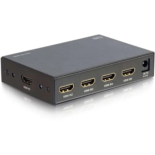 C2G CG41397 5-Port HDMI Switch, 4K 60Hz