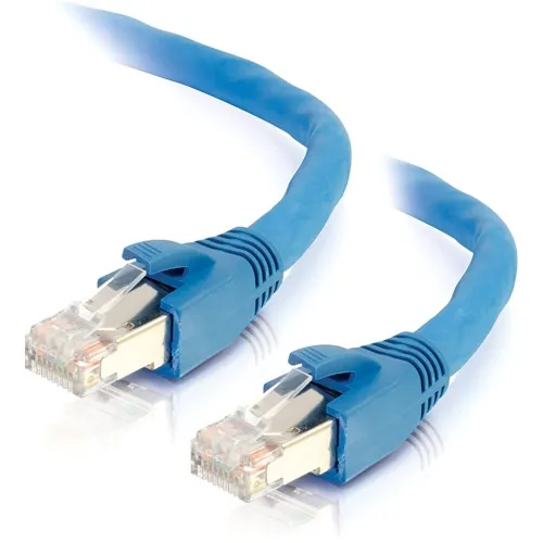 C2G CG43170 CAT6 Snagless Solid Shielded Ethernet Network Patch Cable, 150' (45.7m), Blue