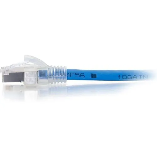 C2G CG43172 HDBaseT Certified CAT6A Cable with Discontinuous Shielding, Plenum CMP-Rated, Blue, 50' (15.2m), Blue