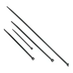 C2G CG43222 7.5" Releasable/Reusable Cable Tie Multipack, TAA Compliant, Black, 50-Pack