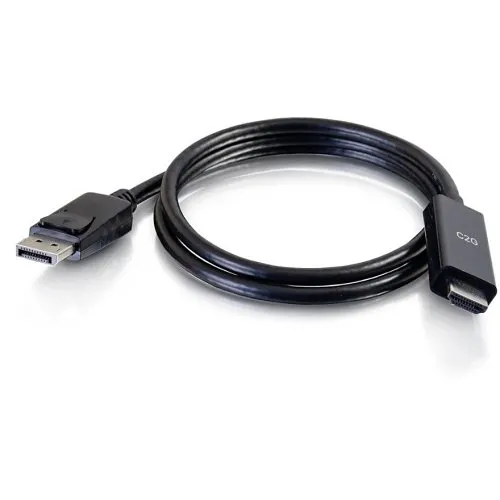 C2G CG50194 DisplayPort Male to HDMI Male Active Adapter Cable, 4K 60Hz, 6' (1.8m)