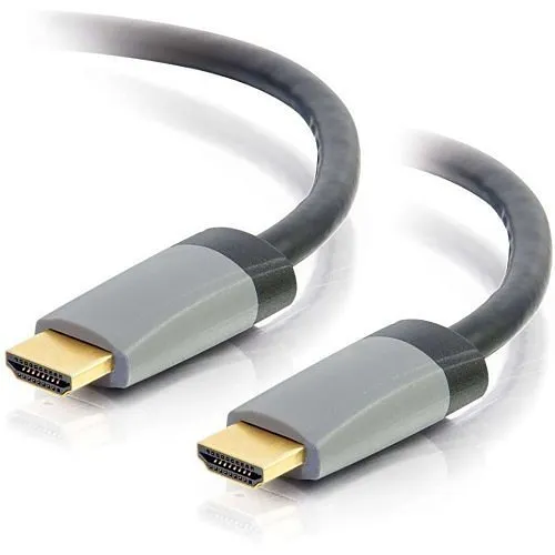 C2G CG50630 Plus Series High Speed HDMI Cable with Ethernet, In-Wall CL2-Rated, 4K 60Hz, M/M, Black, 15'