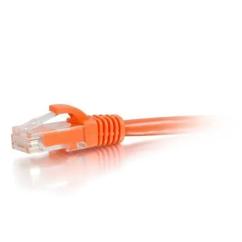 C2G CG50836 1' CAT6A Snagless Ethernet Cable, 1', Orange