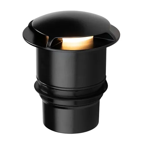 FX Luminaire CG51P4SFL360FB 360° Ground Wash, 4.3VA Pro LED Lamp, Soft (3000K), 10', Flood, Black