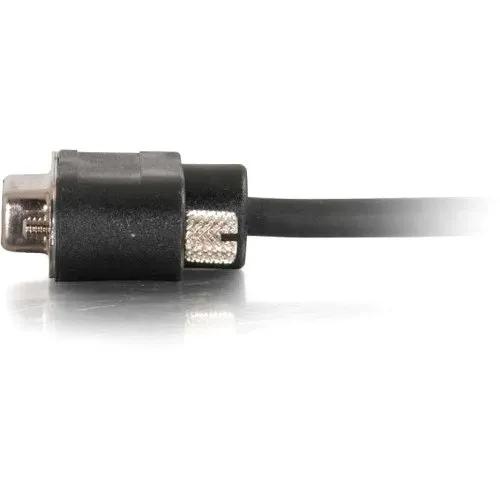 C2G CG52151 Serial RS232 DB9 Cable with Low Profile Connectors F/F, In-Wall CMG-Rated, 15' (4.5m)