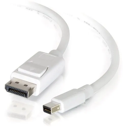 C2G CG54299 Mini DisplayPort to DisplayPort Adapter Cable 4K 30Hz, 10' (3m), White