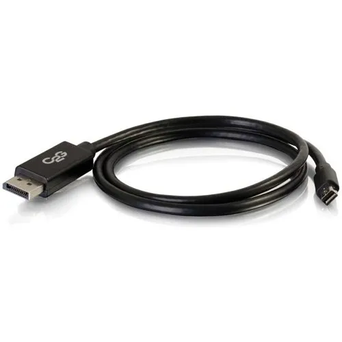 C2G CG54301 Mini DisplayPort to DisplayPort Adapter Cable 4K 30Hz, 6' (1.8m), Black