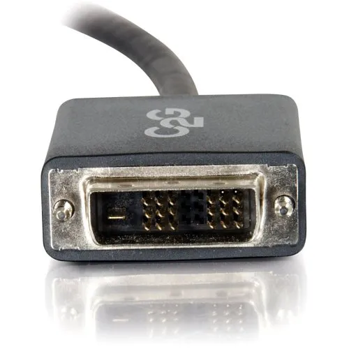 C2G CG54328 DisplayPort Male to Single Link DVI-D Male Adapter Cable, 3' (0.9m), Black