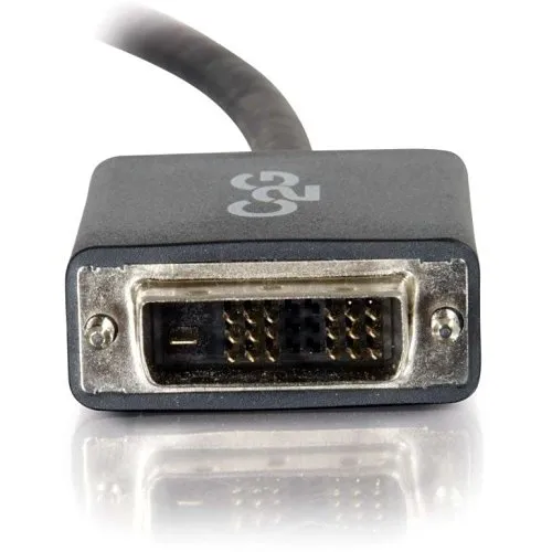 C2G CG54329 DisplayPort Male to Single Link DVI-D Male Adapter Cable, 6' (1.8m), Black