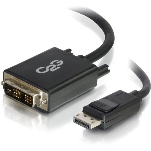 C2G CG54330 DisplayPort Male to Single Link DVI-D Male Adapter Cable, 10' (3m), Black