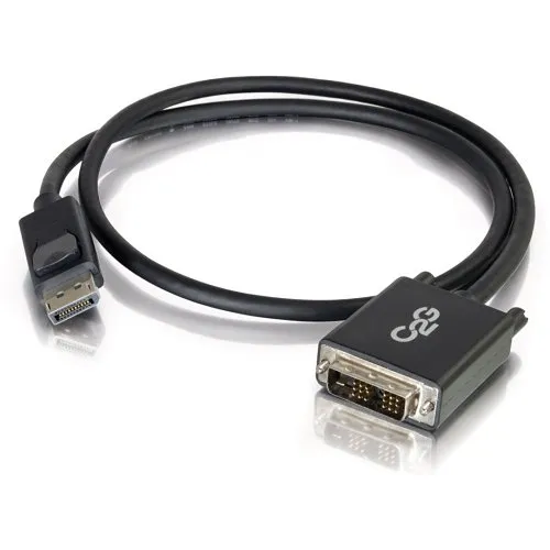 C2G CG54330 DisplayPort� Male to Single Link DVI-D Male Adapter Cable, 10' (3m), Black