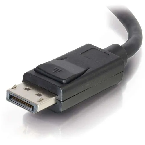 C2G CG54404 DisplayPort Cable with Latches 8K UHD M/M, 25' (7.6m), Black