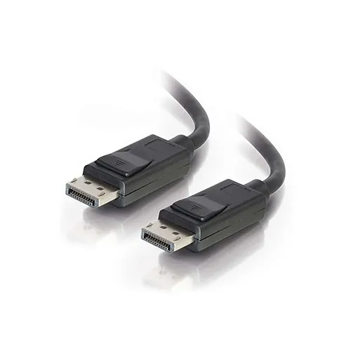 C2G CG54425 8K UHD DisplayPort Cable with Latches M/M, 30' (9.1m), Black