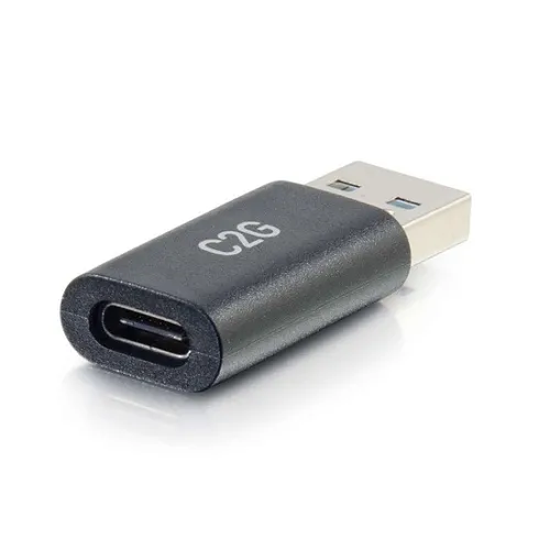 C2G CG54427 USB-C Female to USB-A Male SuperSpeed USB 5Gbps Adapter Converter