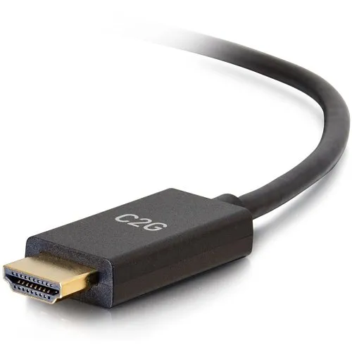 C2G CG54437 Mini DisplayPort Male to HDMI Male Passive Adapter Cable, 4K 30Hz, 10' (3m)