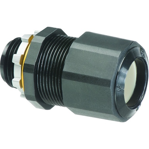 Arlington LPCG503BL 1/2" Low-Profile Strain Relief Non-Metallic Cord Connector