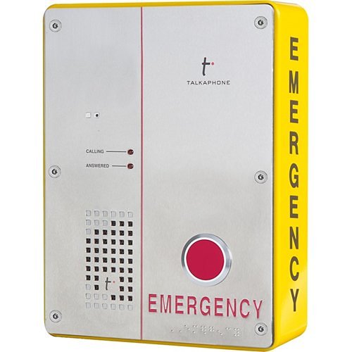 Talkaphone ETP-SM-1 Surface Mount for Emergency Call Station, Yellow