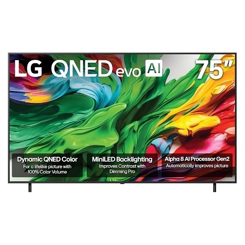 LG 75QNED85AUA 75" Class QNED85A Series QNED evo AI  4K Smart TV 2025