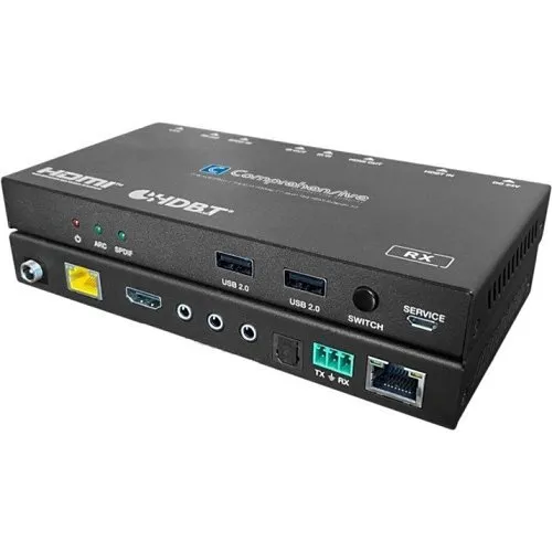 Comprehensive CHE-HDBT255U HDBaseT Series 4K60 18G HDMI Extender Kit, USB, Audio, LAN, RS232 up to 330' (100m)