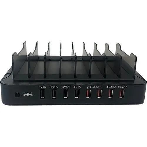 Williams AV CHG-408 Charging Bay for WaveCAST Receivers, 8-Unit Capacity, Black