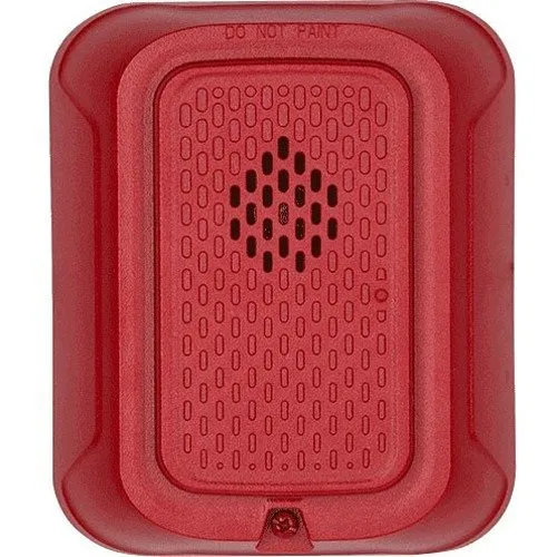 System Sensor CHRL L-Series Selectable Output Chime,Wall Mount, Red