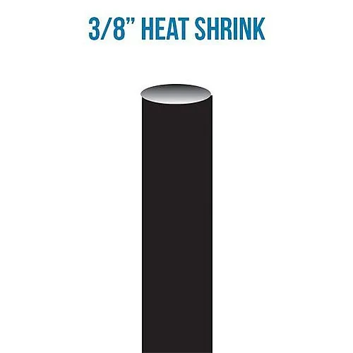 CAST CHS3850 3/8" ID Supplied Bulk Black Heat Shrink with Internal Sealant