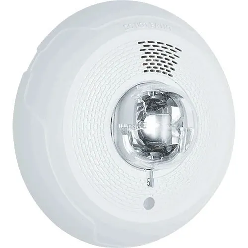 System Sensor CHSCWL L-Series Selectable Output Chime Strobe, Ceiling Mount, White