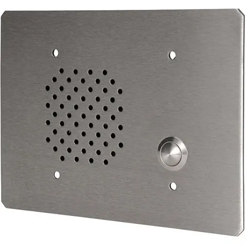 Quam CIS2/8 3-Gang Call-In Station, Vandal Resistant, Ohm, Stainless Steel