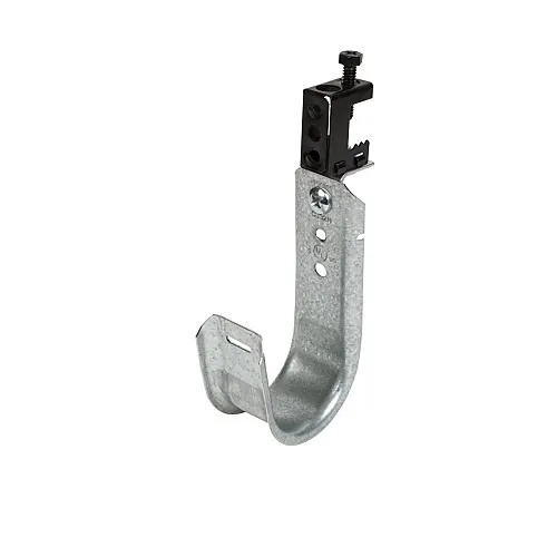 Cablofil CJ32HACSSBC 2" J-Hook Wide/Ret, 90 Swivel Screw on Spring Steel Beam Clip 1/2"