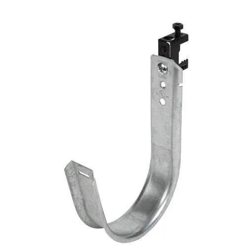 Cablofil CJ64HSSBC 4" J-Hook Wide / Ret, Screw On 4" Beam Clip 1/2"