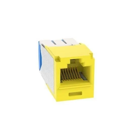 Panduit CJ6X88TGYL Mini-Com Module Cat 6A UTP Keystone Jack, 8 Pos 8 Wire