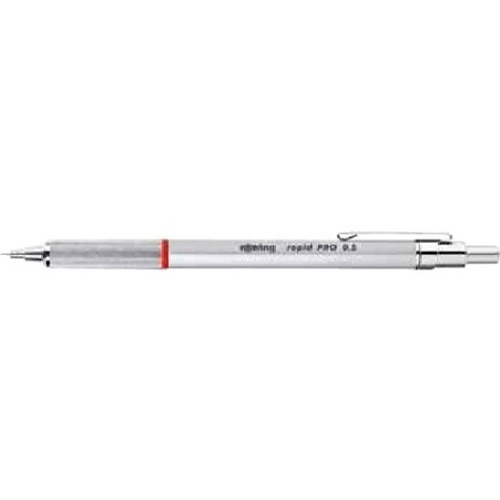 Rotring 1904255 Rapid Pro Mechanical Pencil, 0.5mm, Chrome