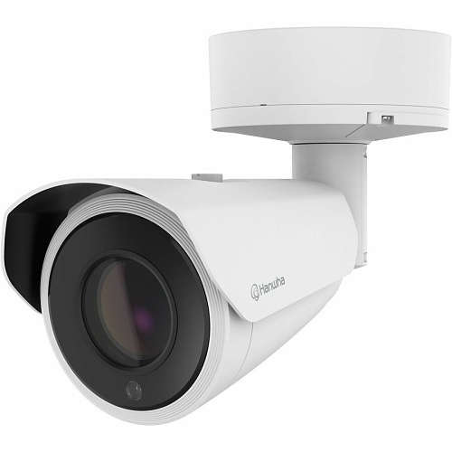 Hanwha PNO-A9311R 4K AI IR Bullet Camera 31x Zoom, White