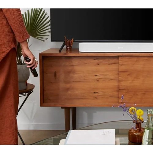 Sonos Beam Gen 2 Soundbar with Dolby Atmos, WhitBEAM2US1e (BEAM2US1, Replaces BEAM1US1)