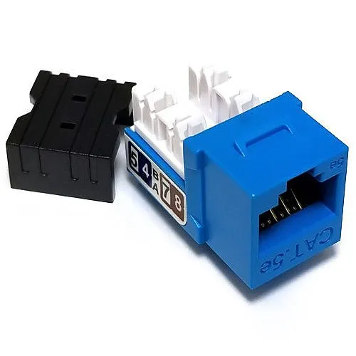 CP Technologies CL-3013B-C5-OR CAT5e Unshielded Keystone Jack, 90 Degree, Orange