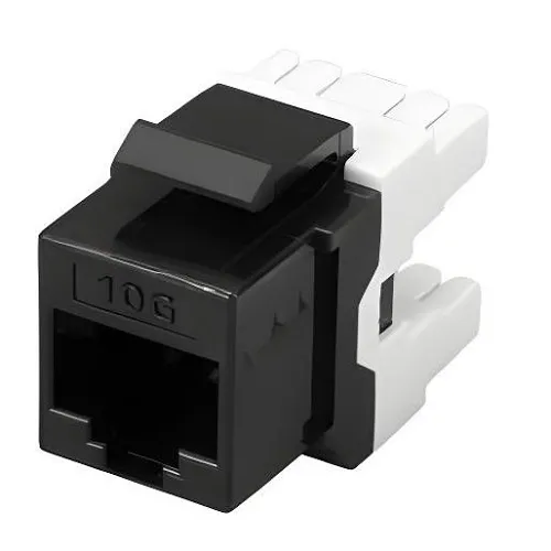 CP Technologies CL-3013B-C6E-BL Keystone Jack, CAT6 High Definition, Blue