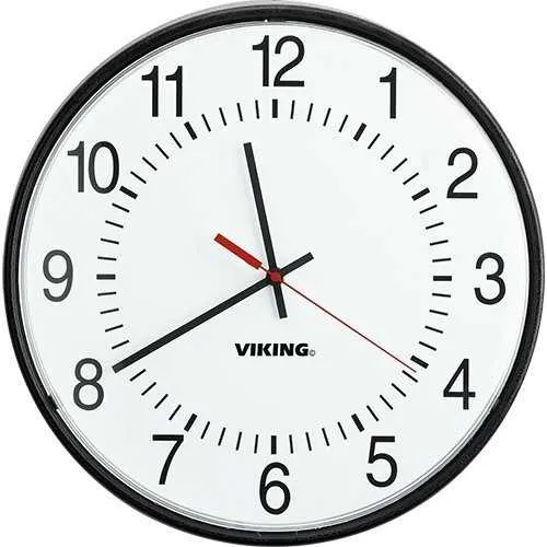 Viking CL-A12 12" Surface Mount Analog Clock Hardware Included