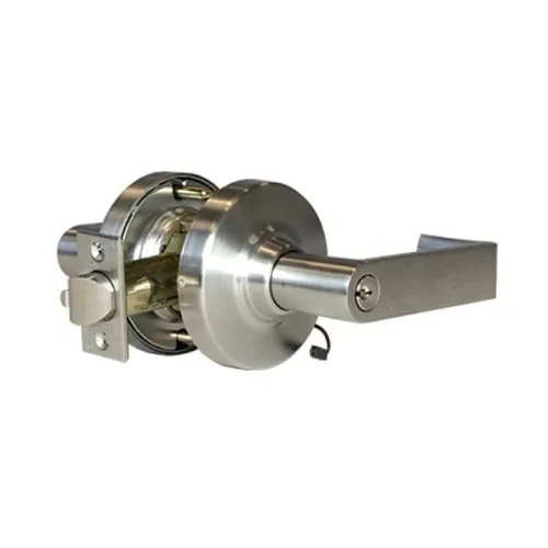 Command Access CLN80JDEU SPA 626 24V REX Electrified Cylindrical Schlage Lock, Fail Secure, 24VDC, Request to Exit, Satin Chrome