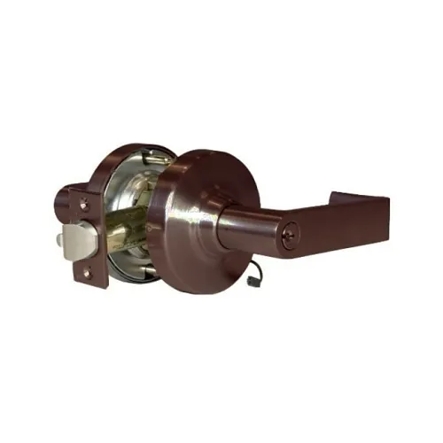 Command Access CLN80PDEU RHO 613 24V Electrified Cylindrical Lock, 24V AC/DC, Rhodes Lever, Oil Rubbed Bronze