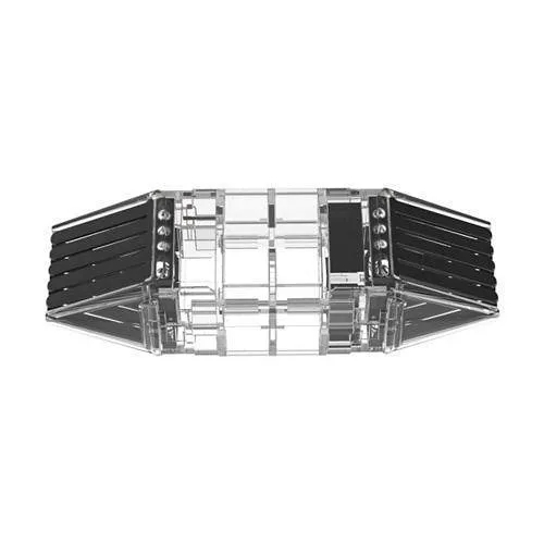 Panduit CLRCVR2-1 StructuredGround Insulating Cover, 2-1, Polycarbonate / Polypropylene, Clear / Black