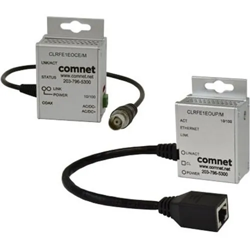 ComNet CLRFE1EOUP/M Mini Ethernet-over-Coax or UTP Extender Remote Unit