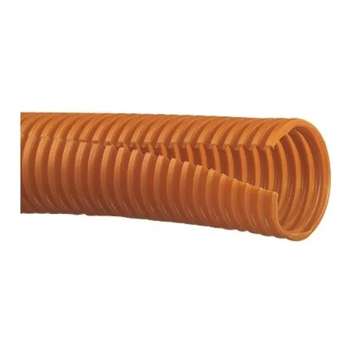 Panduit CLT100F-1.25M3 Corrugated Loom Slit Wall Tubing, 1.25', Orange