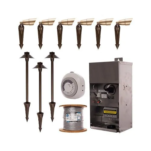 CAST CLVK2ADI Brass Economy Grade Fixtures Small Value Kit, (3) SAL150, (6) SBL10, (3) SALSTEM18, (3) SLBP250L, (1) CLW142250, (6) SLMR164W27, (1) CJ150SSMT, (1) CTPC, (1) CTTC, (2) C61335